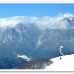 Muntii Bucegi seen from Mts Baiului (M. Voiculescu)